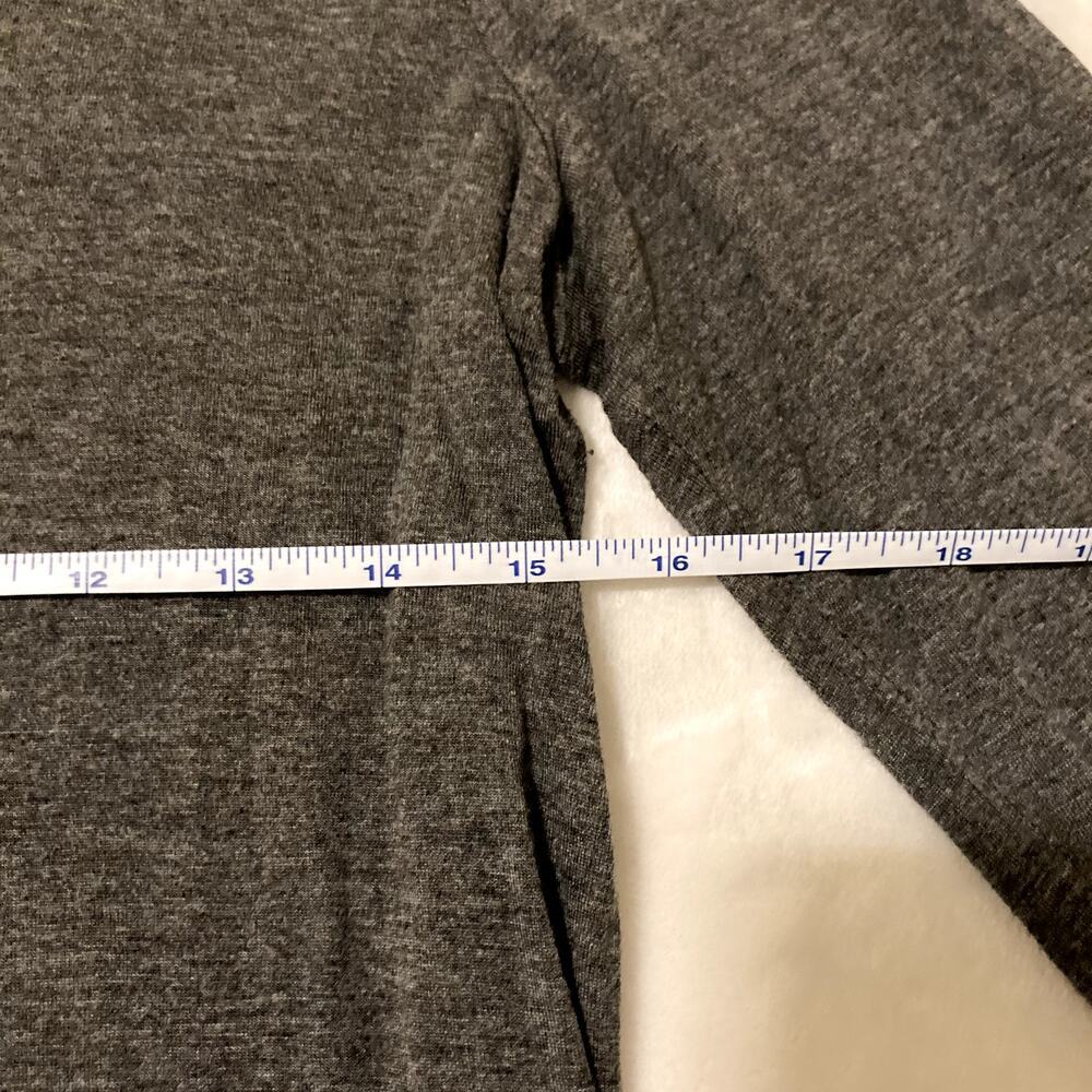 Simply Vera Vera Wang Womens Shirt Top Gray Size Medium Long Sleeve - Picture 4 of 6